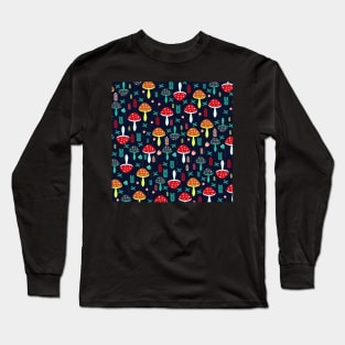 Multicolored mushrooms Long Sleeve T-Shirt